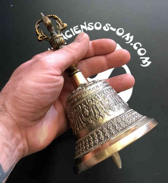 Campana tibetana 18 x 9.5 cm